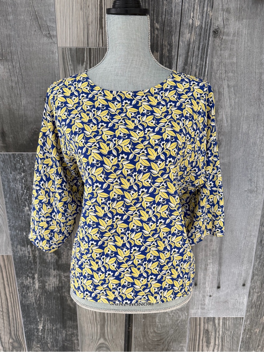MaxMara Weekend Floral Print Bow Sleeve Top
